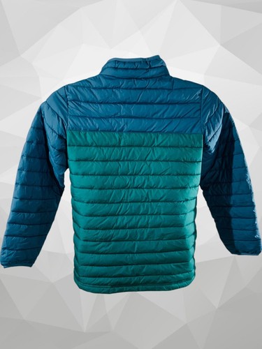 Columbia Boys Youth Omni Heat Puffer Jacket Insulated Full Zip Blue Size 14/16 - Picture 3 of 8