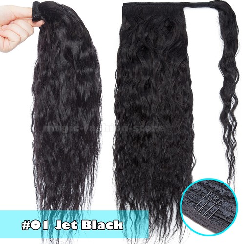 Grade AAAAAA+ Echthaar Pferdeschwanz Clip In Russian Remy Hair Extensions Pferdeschwanz - Bild 23 von 28