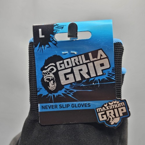 Gorilla Grip Never Slip Work Gloves Large #25053 - Picture 2 of 4