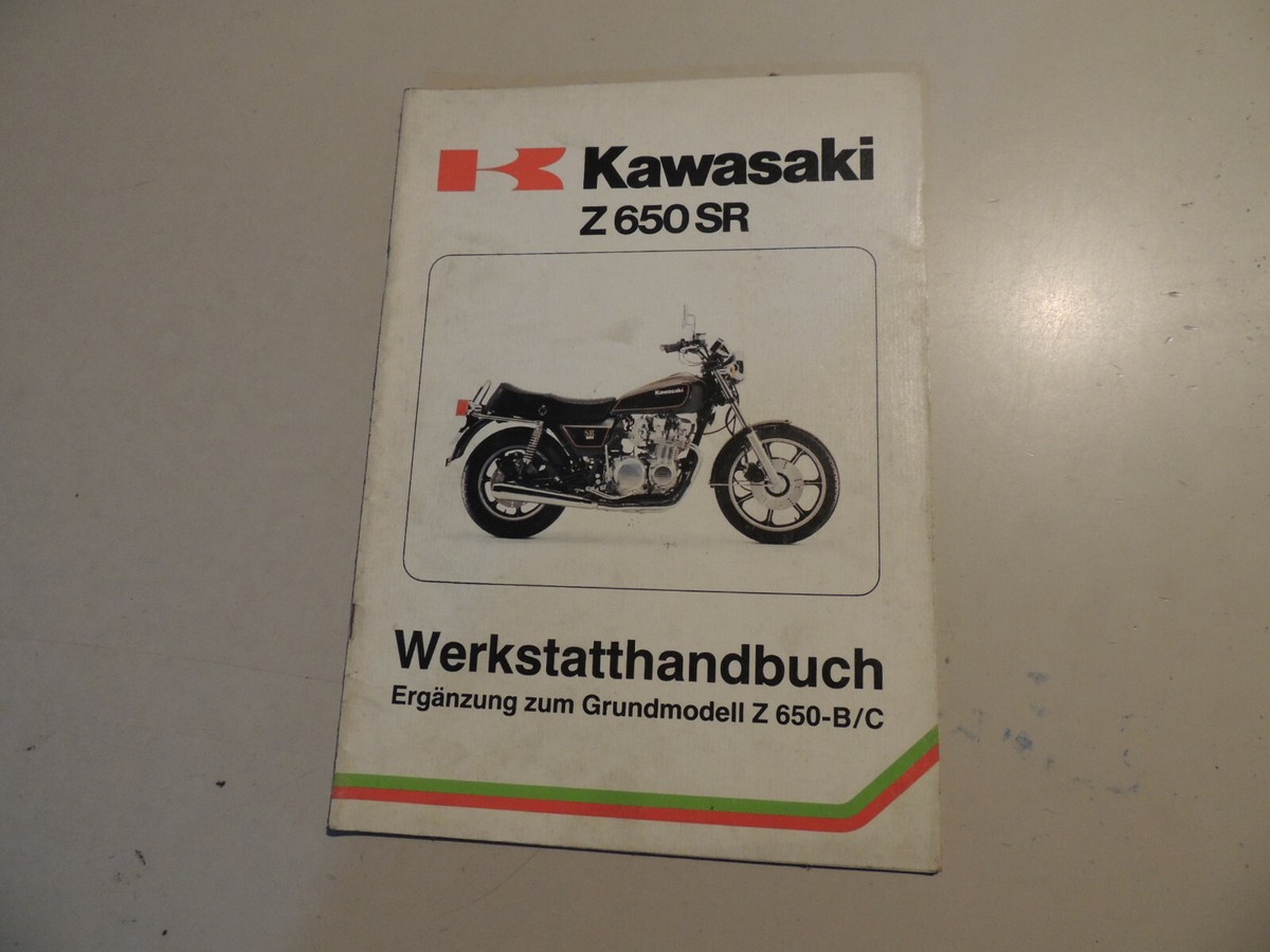 Werkstatt hand buch Ergänzung Kawasaki Z 650 SR (1979) | eBay