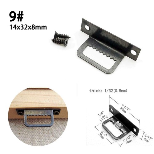 25/100pcs Saw Tooth Picture Photo Oil Painting Frame Wall Hook Hanger with Screw - Picture 10 of 17