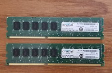Crucial 8GB 2 x 4GB DDR3 1600MHz PC3 Desktop RAM Memory 240-Pin