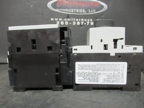 SIEMENS MANUAL MOTOR STARTER 3RV1021-1FA10 W/ 3RT1023-1A..0 600 VAC 7.5 HP - Picture 14 of 15