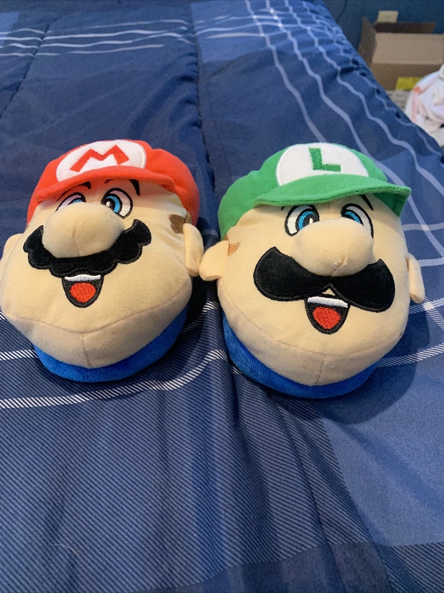 Super mario shop slippers adults