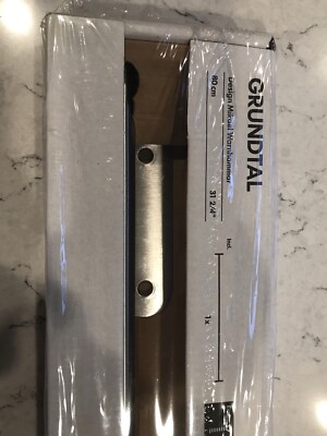 New-IKEA Grundtal Stainless Steel Double Towel Rack Hanger