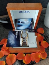 Delma Sonesta Bi Time ~ Swiss Made ~  Saphirglas ~ Neu und ungetragen ~ Rarität 