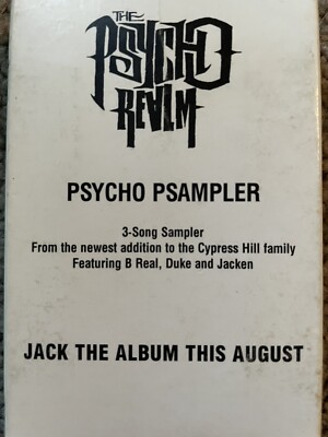 THE PSYCHO REALM Cassette Psycho Psampler, Cypress Hill Stone Garden Sample RARE