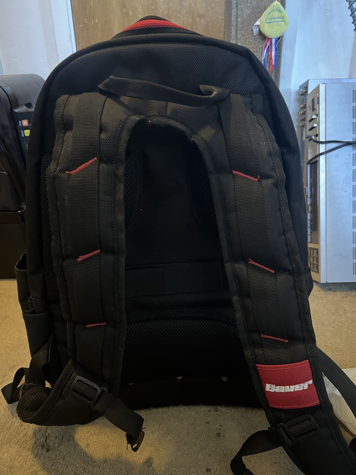 Heavy Duty Jobsite Backpack BAUER Water Resistant 23 Pocket Electrician HVAC eBay