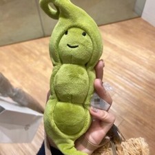 Jellycat Vegetable Pea Plush: Vivacious Stuffed Toy Rare New With Tags Soft