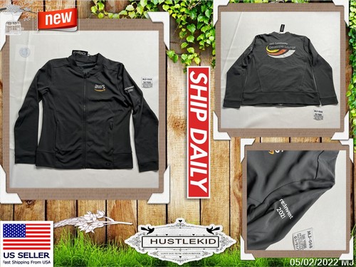 Zip Coat Jacket Employee Large L Women 