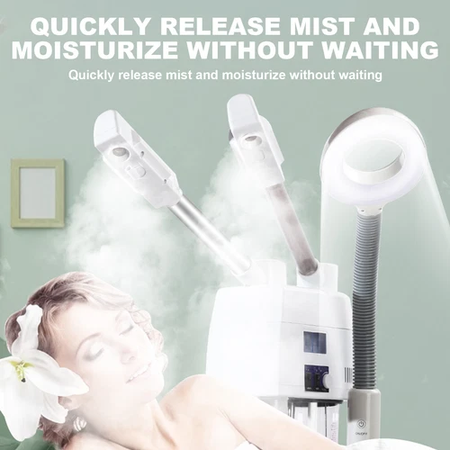 3in1 Professional Facial Steamer with 5X Magnifying Lamp for Beauty Spa Salon - Picture 8 of 19