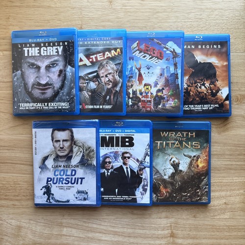 Liam Neeson Blu-ray Movie Bundle Lot - 7 Movies - 10 Discs - No Digital Copies