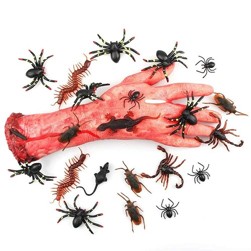 Fake Bugs & Insects Prank Novelty Life Like Plastic Creepy Crawly Bug Trick - Picture 8 of 31
