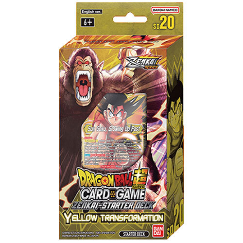 Bandai Dragon Ball Super Cards -Zenkai Starter Deck SD20 - YELLOW  TRANSFORMATION