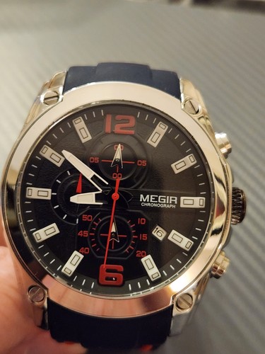 Megir Men's Chronograph Quartz Watch With Date - Model 2063. New π. Unworn. - Picture 4 of 20