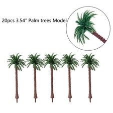20pcs 9cm Coconut Palm Model Trees Park Rainforest Dioramas Scenery Landscape