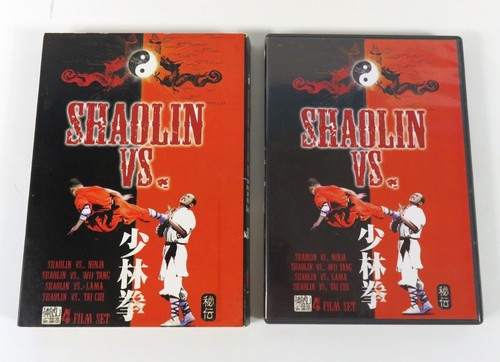 DVD Shaolin Monks Fight Vs Lama Wu Tang Ninja Tai Chi 4 Film Collection Kung Fu