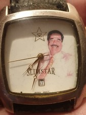 1980'S SADDAM HUSSIEN PRESIDENT WATCH SPECIAL MEMORIAL RARE SLIMSTAR