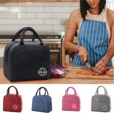 UK Thermal Insulated Lunch Bag Cool Bag Picnic Adult Kids Food Storage Lunch Box