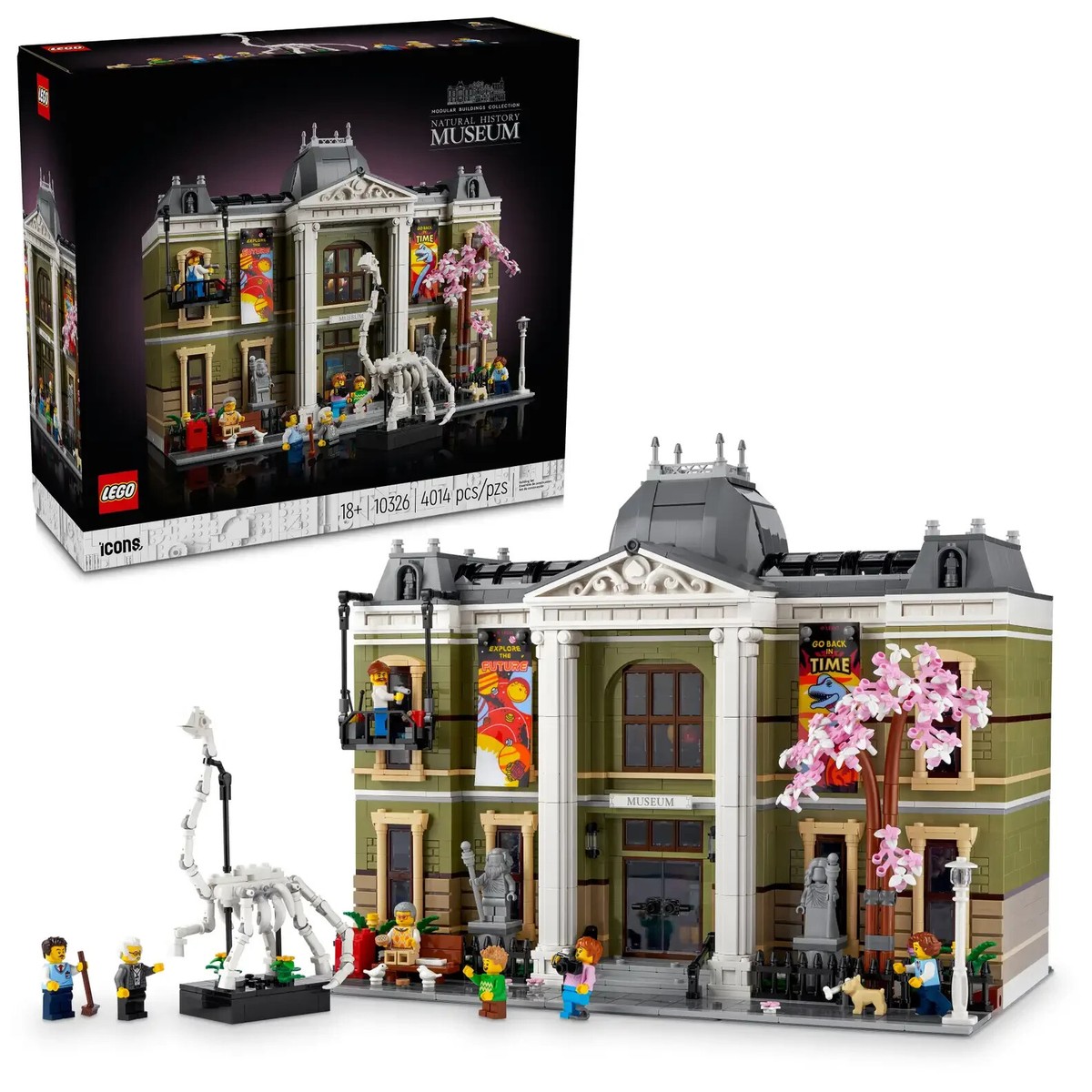 Lego 10326 Icons Natural History Museum New Sealed Ready To Ship
