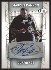 2011 SAGE HIT #A41 Marcus Cannon Autographs Silver AU