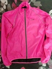 Ridge Pink Fluorescent Zip Up Jacket Womens Size Medium 