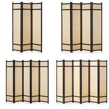 Paravento divisorio legno bambù privacy divisorio spagnolo parete Homestyle4u