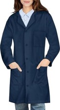 womens black lab coat products for sale