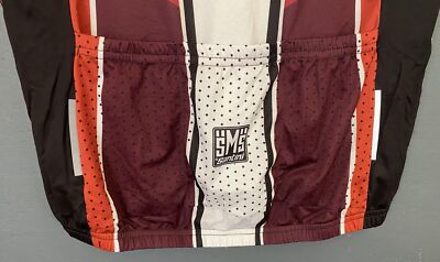 Maillot De Cyclisme Sans Manches SANTINI - Taille L - Fabriqué En Italie - Occasion En Très Bon État (4+/5)