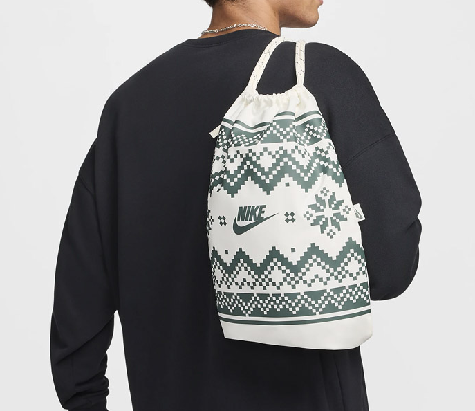 Nike Unisex Heritage Drawstring Gym Sack 13L Sports Backpack FZ7287-133 NWT