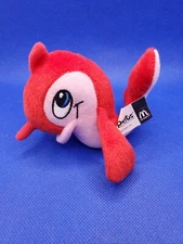 Neopets Red Flotsam McDonald's Dolphin Mini Plush Stuffed Toy 4"