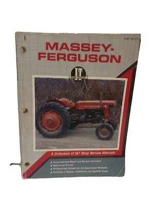#8 Massey Ferguson Shop Manual MF-201 Multiple Models- I&T Shop Service