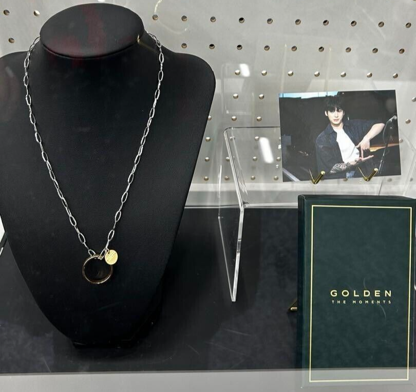 【ジョングク】 ‘GOLDEN : The Moments’ NECKLACE JUNGKOOK GOLDEN THE MOMENTS NECKLACE - A-KPOP