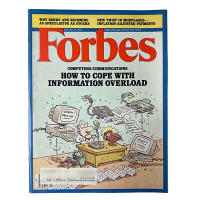 Forbes Magazine January 23, 1989 How To Cope with Information Overload