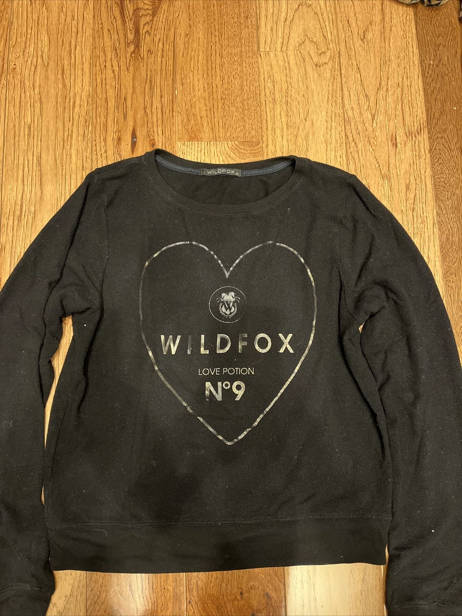 black wildfox sweatshirt size small love potion eBay