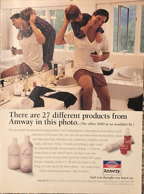 1993 Amway VTG 1990s 90s PRINT AD 27 Products In Photo - You