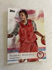 Minnesota Lynx born in Baton Rouge LA Seimone Augustus Olympics basketball card