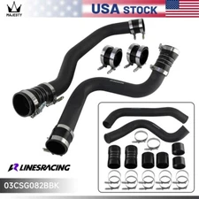 3" Intercooler Pipe & Boot Kit For 99.5-03 Ford 7.3L F250 F350 Powerstroke Black