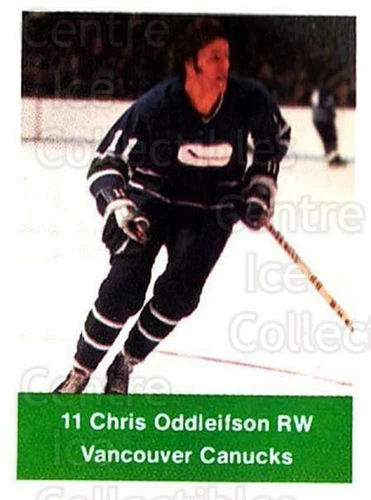 1974-75 NHL Action Stamps #272 Chris Oddleifson
