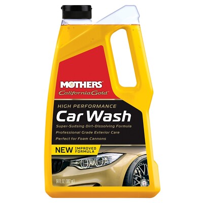 MOTHERS 05664 California Gold Car Wash - Resists water spots - pH balanced- 64oz