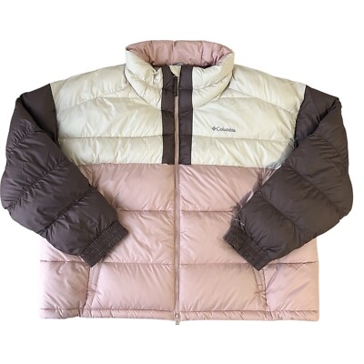 Columbia Puffer Jacket Womens Plus Size 3X Pike Lake II Cropped Omni-Heat NEW