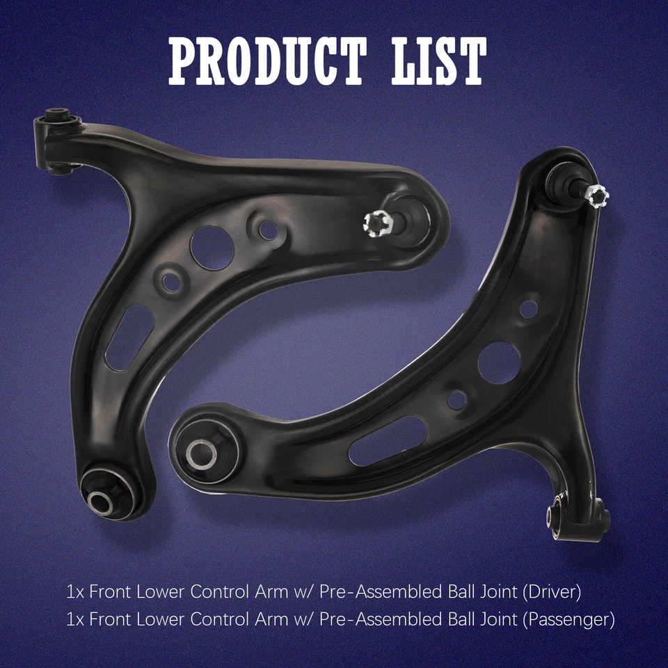 2Pcs Front Lower Control Arm Ball Joint Suspension Kit For Subaru BRZ Scion FR-S - Image 2 of 4