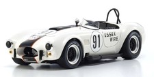 KYOSHO 8047EW 1:18 SHELBY COBRA 427 S/C - ESSEX WIRE - WHITE/DARK BLUE (08047EW)