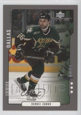 2000-01 Upper Deck MVP Third Star Sergei Zubov #62 HOF 4gd
