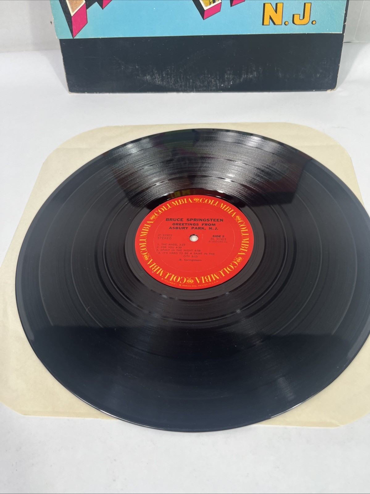 Bruce Springsteen Greetings From Asbury Park, N.J.  JC 31903) Tested VG+ thumbnail 13