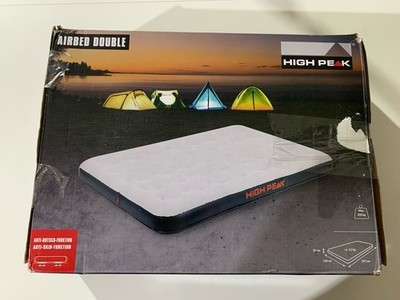High Peak Double Luftbett, 197x138x20cm - Hellgrau/Dunkelgrau (40034)