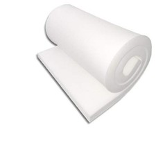 White High Density Upholstery Foam - 2x24x80 - Made in USA