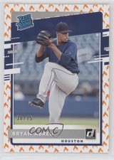 2020 Panini Donruss Rated Rookie On Fire 30/75 Bryan Abreu #31 Rookie RC 0c2
