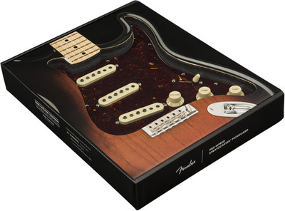 Fender Strat Pre-Wired Pickguard Tex-Mex SSS Tortoise Shell 11 Hole  0992343500