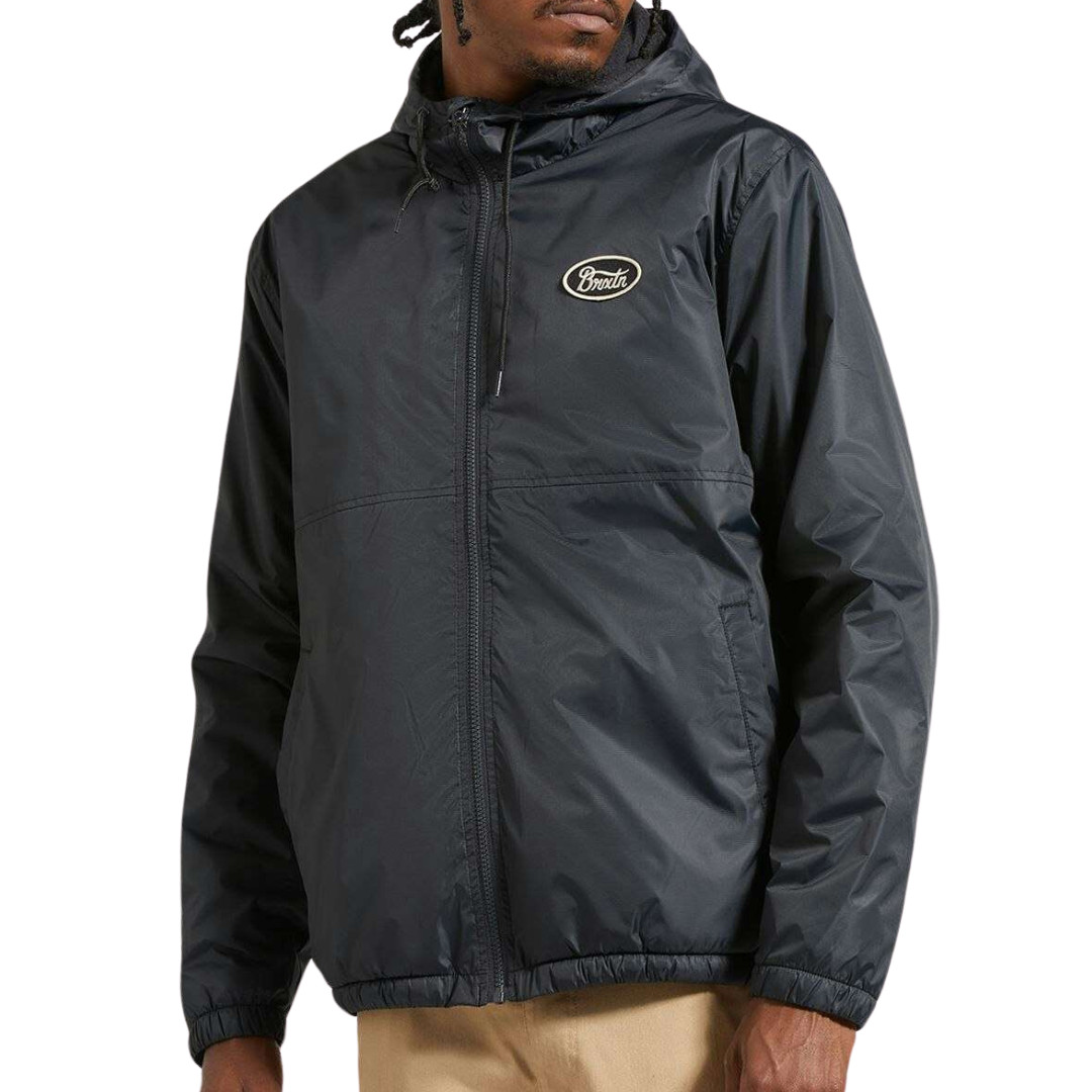 Brixton Claxton Parsons Arctic Fleece Lined Jacket Black